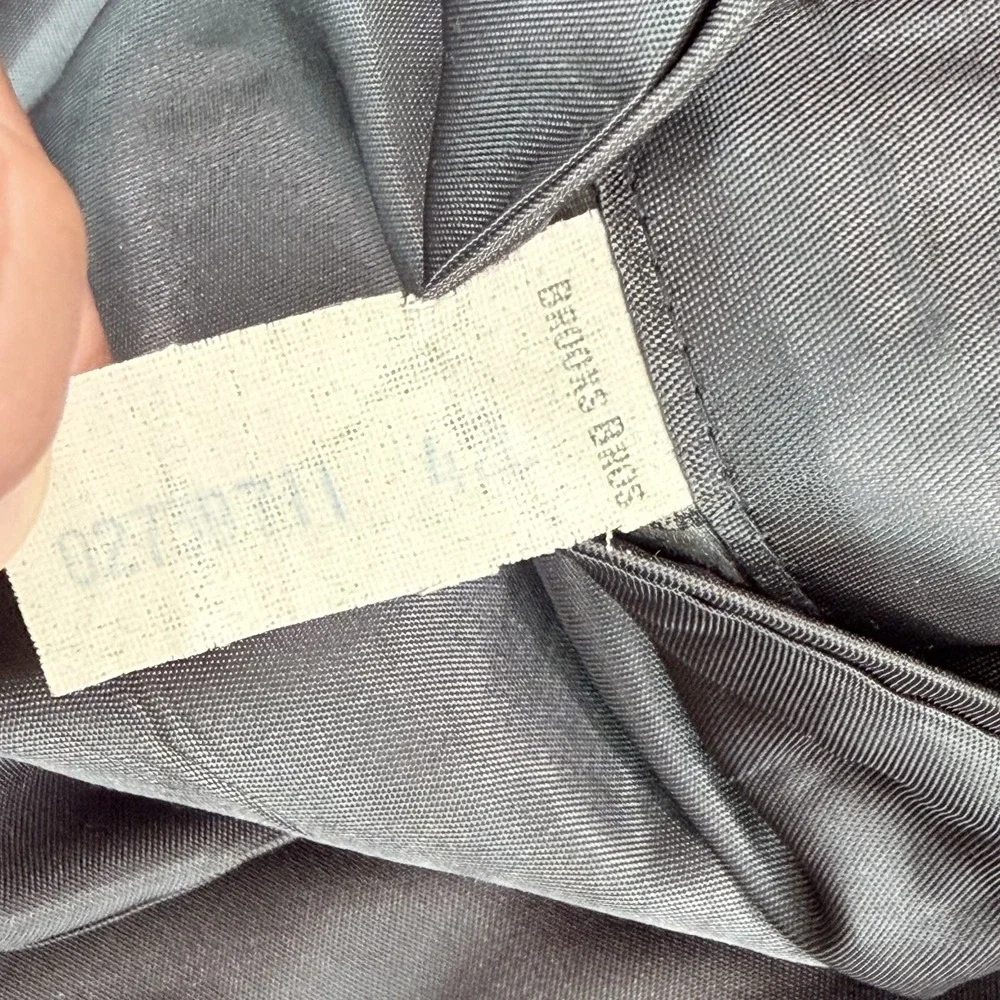 Vintage Brooks Brothers Blazer Sport Coat Navy Wool Men 42L USA Made Half Lined
